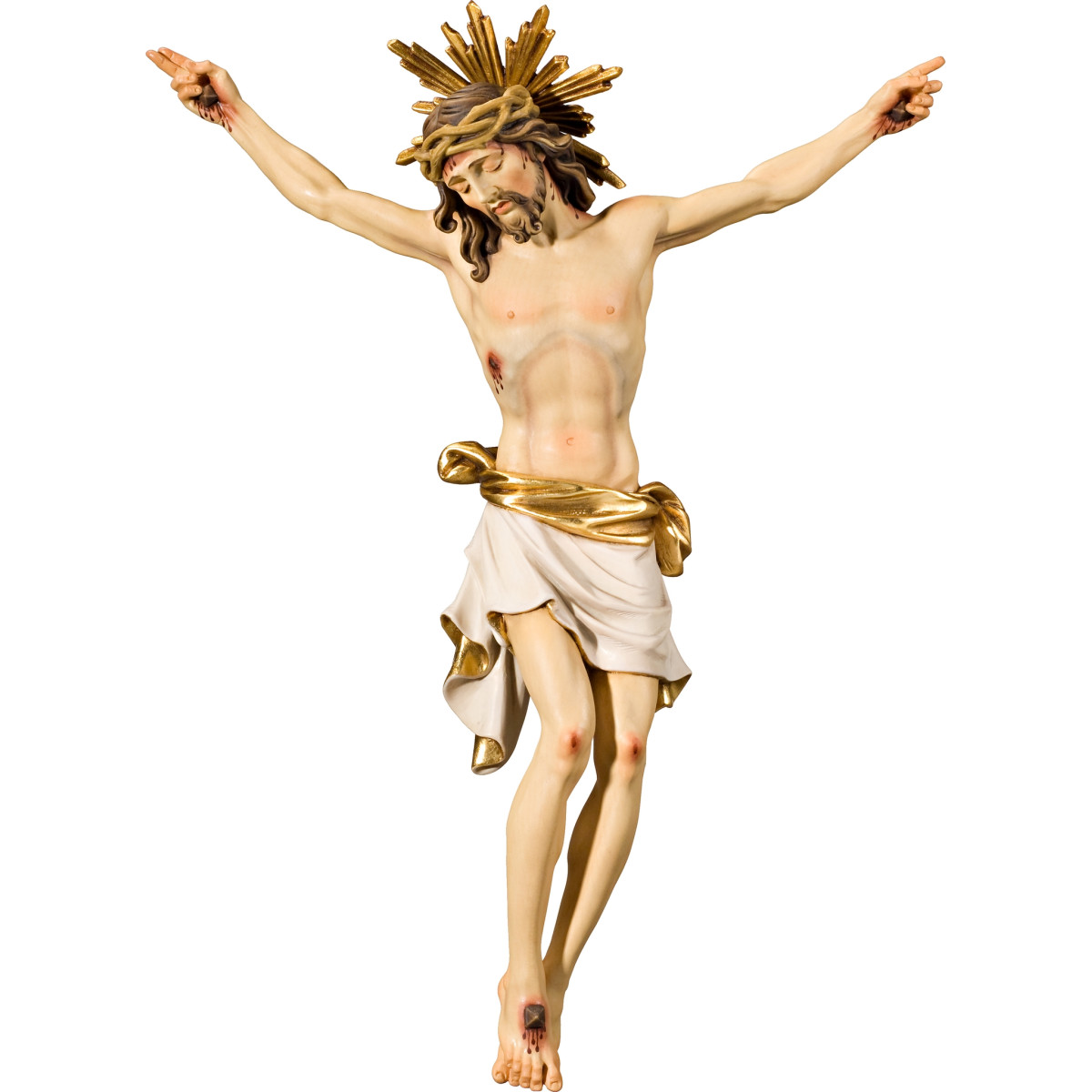 Cristo Pisa con aureola